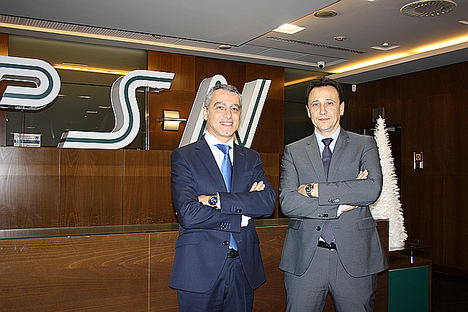 Salvador Salame, director territorial de Cataluña, y Roberto Feito, director territorial de Madrid.