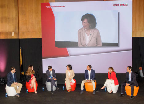 Ana Botín: “Universidades y emprendedores seréis protagonistas para construir un futuro mejor”