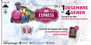 El tren 'Sant Cugat Express' llega a Sant Cugat del Vallès este sábado 1 de diciembre