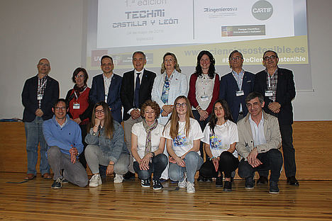 Jurado y equipos finalistas Concurso TechMI CyL.