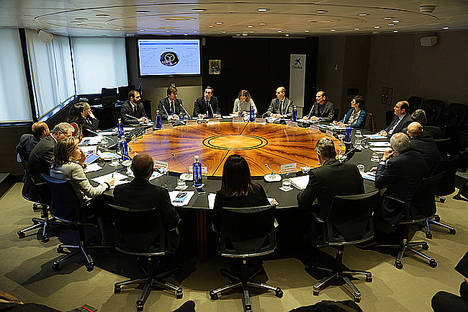 Sesión de trabajo del consejero delegado de CaixaBank, Gonzalo Gortázar, con los miembros del Comité Consultivo de Accionistas