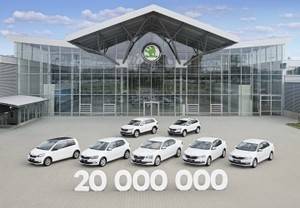 Skoda alcanza los 20 millones de vehículos producidos