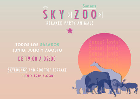 El Hotel Indigo Madrid Gran Vía, da la bienvenida a la 5a temporada de SkyZoo Sunsets