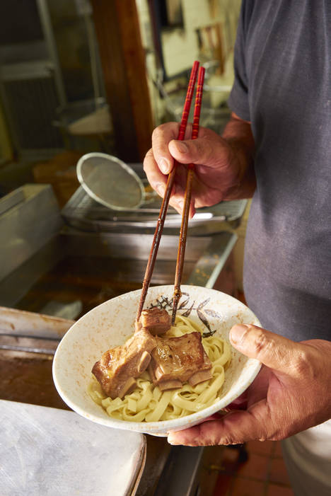 Soki Soba (Stewed Pork Spare Rib Noodles) Okinawa