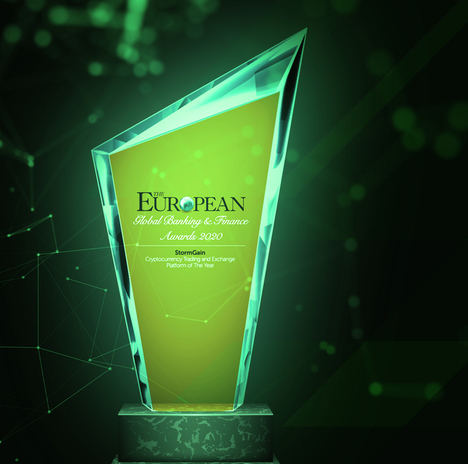 StormGain nombrada ‘Plataforma de Trading y Exchange del Año’ por The European