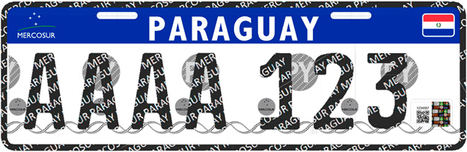Paraguay introduce la placa vehicular MERCOSUR