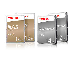 Toshiba suma nuevos discos duros de hasta 14 TB y tecnología de sellado de helio a las gamas N300 NAS y X300
