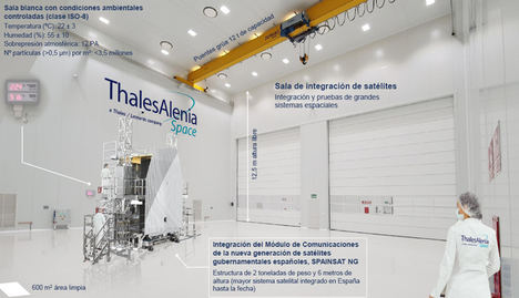 Thales Alenia Space inaugura su nueva sala de integración de satélites en España