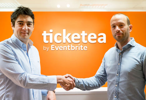 De izqda a dcha; Javier Andrés, CEO y cofundador de Ticketea y Frans Jonker, General Manager Continental Europe de Eventbrite.