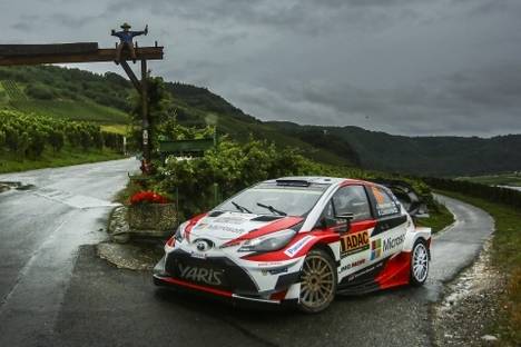 Buen papel del Toyota Yaris WRC en el rallye de Alemania