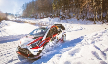 El Yaris WRC segundo en el Rallye de Montecarlo