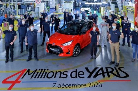 La producción del Toyota Yaris supera los 4 millones de unidades