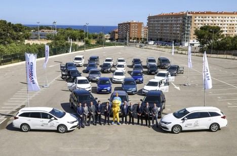 Toyota entrega los 250 vehículos para los Juegos Mediterráneos Tarragona 2018