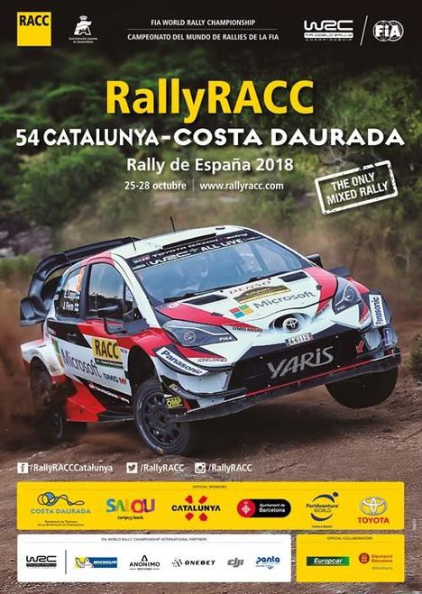 Toyota España patrocinador del Rallye de Cataluña-Costa Dorada 2018