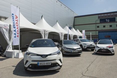 Los híbridos de Toyota en Madrid Auto 2018