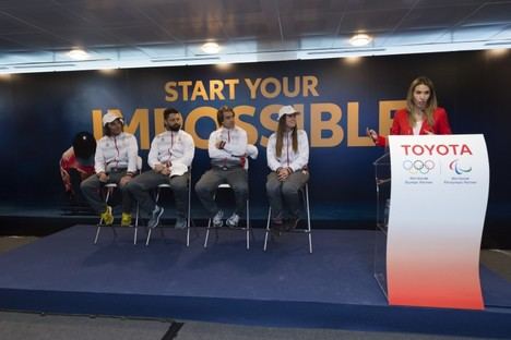 Toyota recibe a los campeones paralímpicos españoles