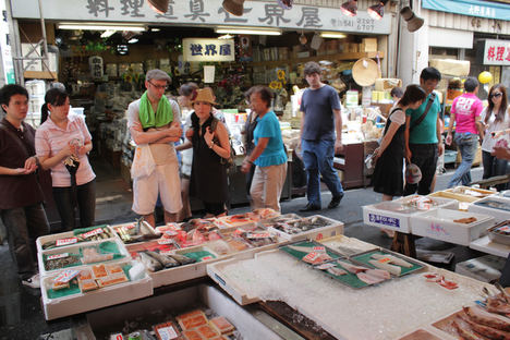 Tsukiji Fish Market.