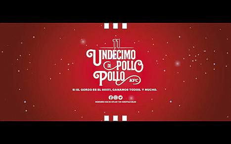 KFC invitará a #PolloPollo a toda España si el ‘Gordo’ de la Lotería coincide con su número de la suerte, el 11