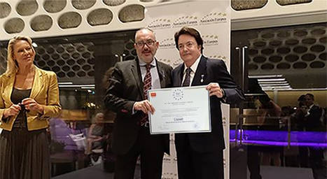 La agencia española de marketing Unonet, galardonada con la Medalla Europea al Mérito en el Trabajo