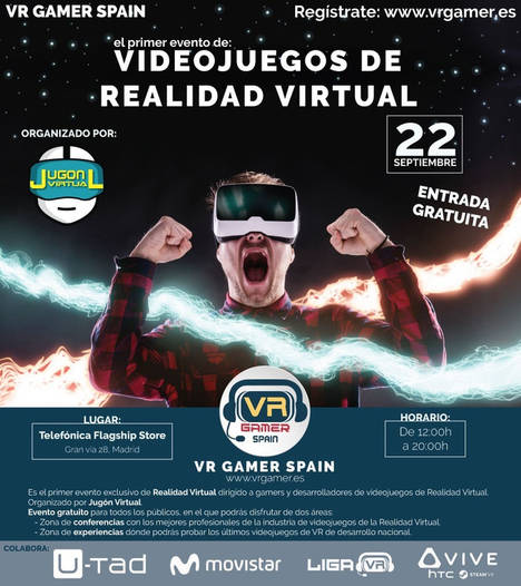 Profesores y alumnos de U-tad participan en VR Gamer Spain