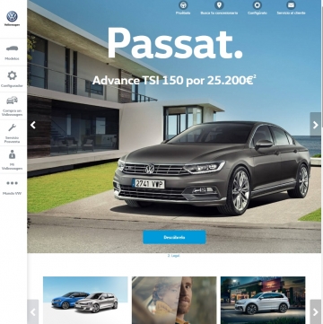 Volkswagen.es se convierte en la primera página de la marca