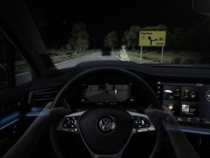 El sistema Led Matrix del Touareg, convierte la noche en día