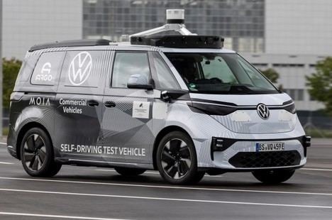 Volkswagen Vehículos Comerciales muestran el prototipo del ID.Buzz autónomo