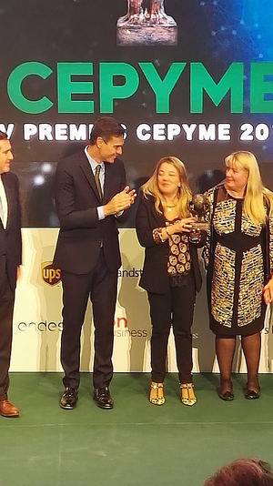 Grupo Carinsa, Premio a la INNOVACIÓN TECNOLÓGICA en los V Premios Cepyme 2018