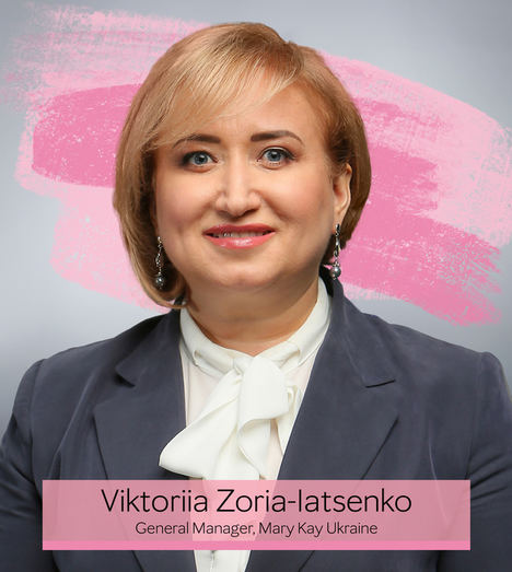 Viktoriia Zoria-Iatsenko, Directora General de Mary Kay Ucrania.