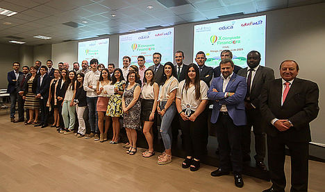 El Proyecto Edufinet de Unicaja premia los mejores trabajos de educación financiera en su X Olimpiada