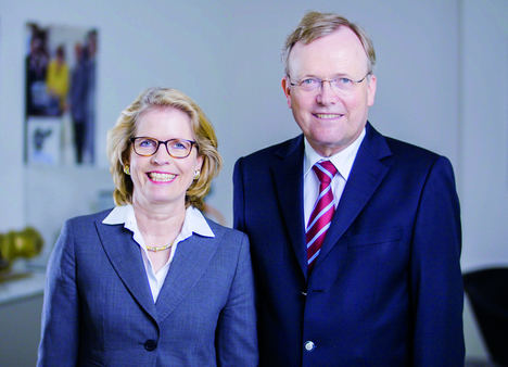 Jutta Humbert y Ullrich Küchenmeister, socios gerentes de NORD DRIVESYSTEMS.