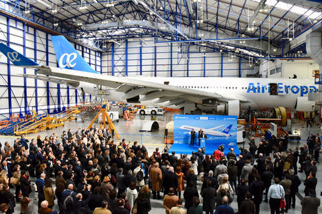 Air Europa presenta su primer Boeing 787-9
