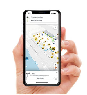 Aena lanza de la mano de Telefónica la plataforma de guiado ‘AenaMaps’