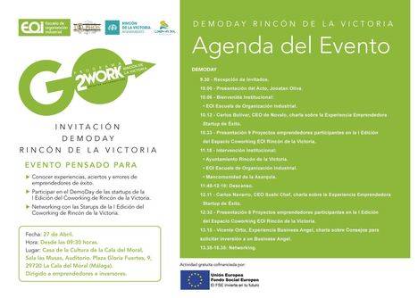 DemoDay de emprendedores en Rincón de la Victoria de la Escuela de Organización Industrial EOI