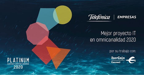 La banca telefónica del Grupo Ibercaja recibe un premio por su estrategia digital omnicanal gracias a Telefónica y Unify