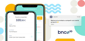 La primera Fintech en España que lanza el servicio de cuentas compartidas para sus usuarios