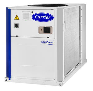 Carrier AquaSnap®, enfriadoras scroll aire-agua con refrigerante R-32
