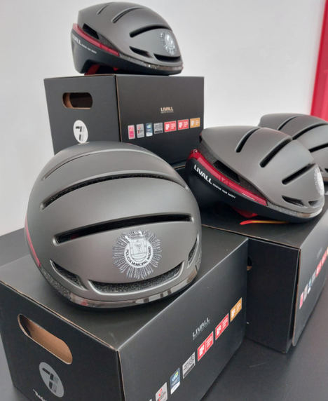 LIVALL dotará de cascos inteligentes a los agentes-ciclistas de la Policía Local de Madrid