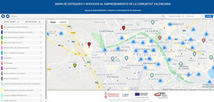 El Mapa de entidades que prestan apoyo al emprendimiento suma 760 entidades