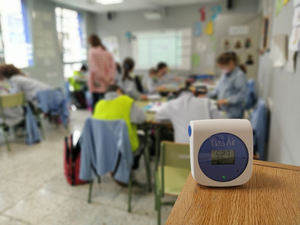 El colegio Santurtzi Calasanz de Bizkaia implanta un sofisticado método de control del aire contra los contagios de Covid