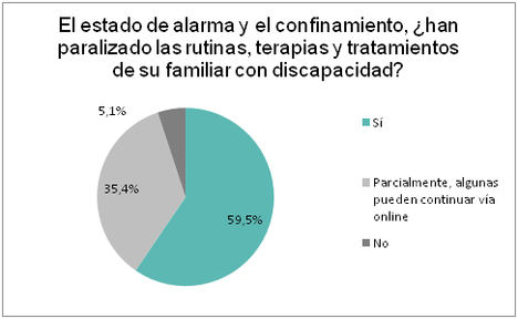 El 63,9% de las familias cree que la crisis de la COVID-19 supondrá un retroceso para la inclusión de sus hijos con discapacidad