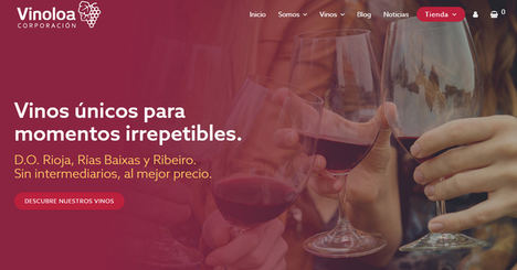 Corporación Vinoloa busca posicionarse en el mercado de vino online con su nueva apuesta de eCommerce