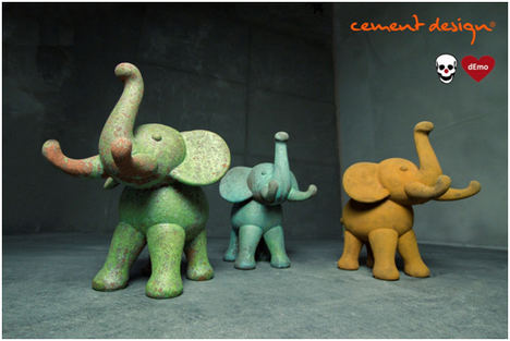 dEmo crea los ‘Elefantes de la Buena Suerte’ revestidos con Cement Design