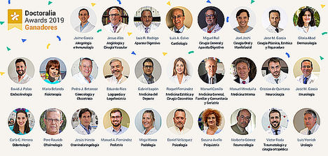 Doctoralia reconoce a los 28 profesionales de la salud mejor valorados en España