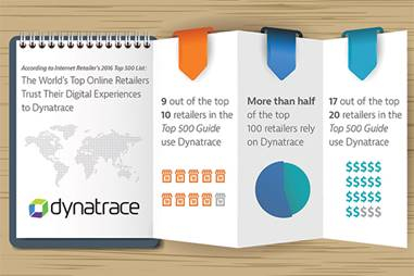 Dynatrace gestiona el rendimiento de nueve de las diez primeras empresas de comercio electrónico del mundo
