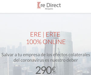 Primer despacho de abogados Low Cost que gestiona Eres y Ertes derivados por coronavirus por 290 euros