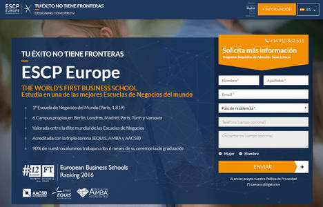 El Executive MBA de ESCP Europe alcanza el número 1 en España según el Ranking del Financial Times, y el 10º puesto a nivel mundial