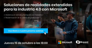 Webinar: 15 de octubre de 2020 - Realidad extendida de Microsoft para la industria 4.0