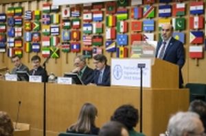 El Director General de la FAO, José Graziano da Silva, pronuncia el discurso inaugural en la 7ª Conferencia Internacional sobre Estadísticas Agrícolas