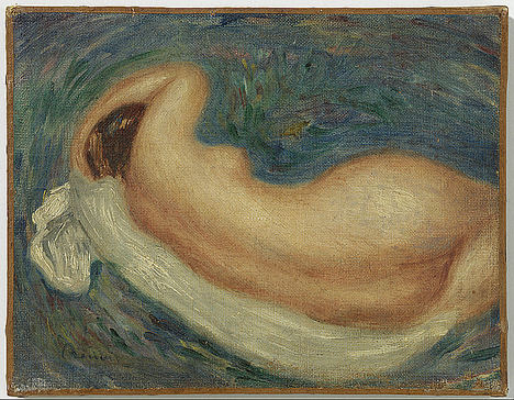 Un desnudo femenino de Renoir entre las obras de FERIARTE 2019